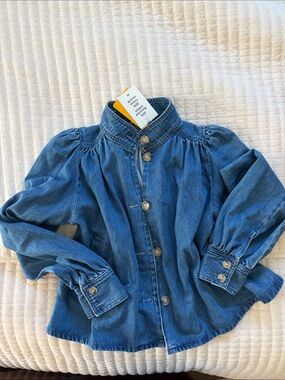NWT H&M swing denim jacket